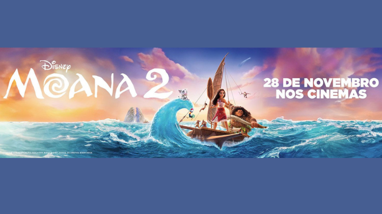 Moana 2: Aventura nos Mares Distantes Estreia no Cineflix em 28/11